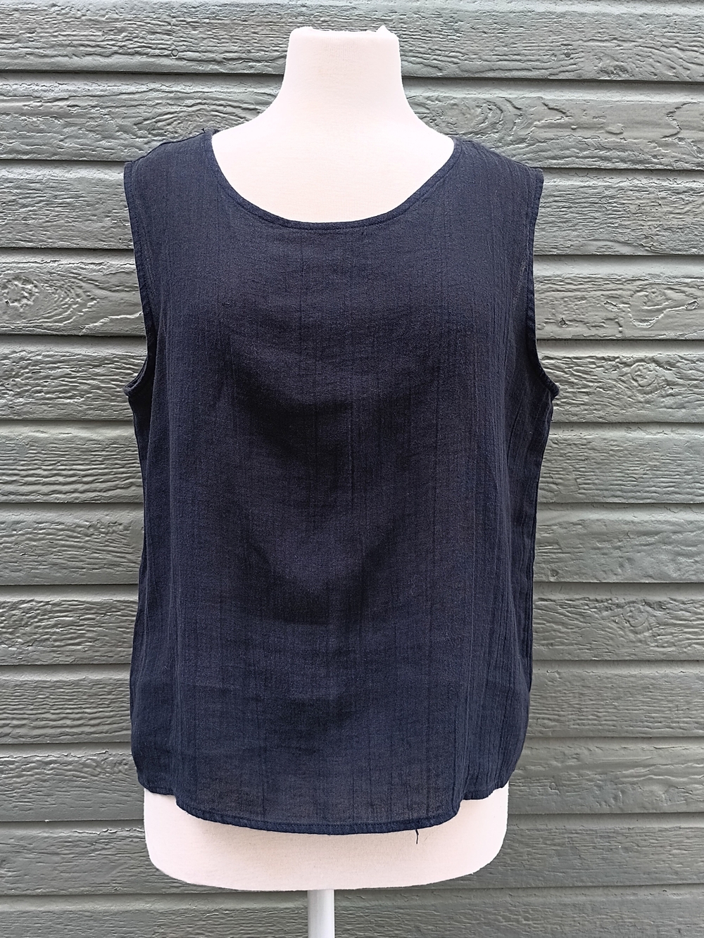 CP Shades Sleeveless Scoop Neck Tank - Black